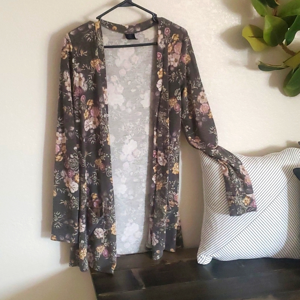 Floral cardigan